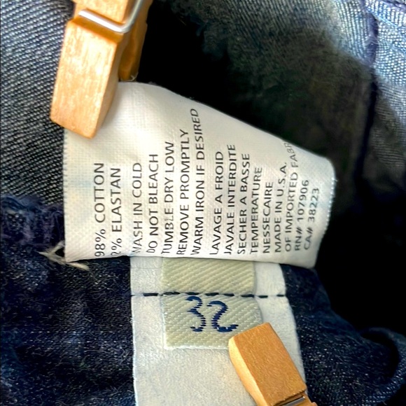 Hudson Dark Wash Bermuda Denim Shorts Size 32 - Picture 11 of 11